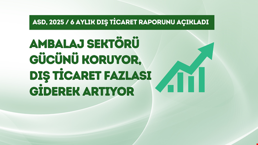 Ambalaj sektörü gücünü koruyor, dış ticaret fazlası giderek artıyor